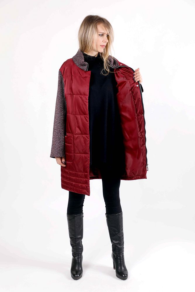 А031 "Мила" плащевая ткань/ арт.168134 твид