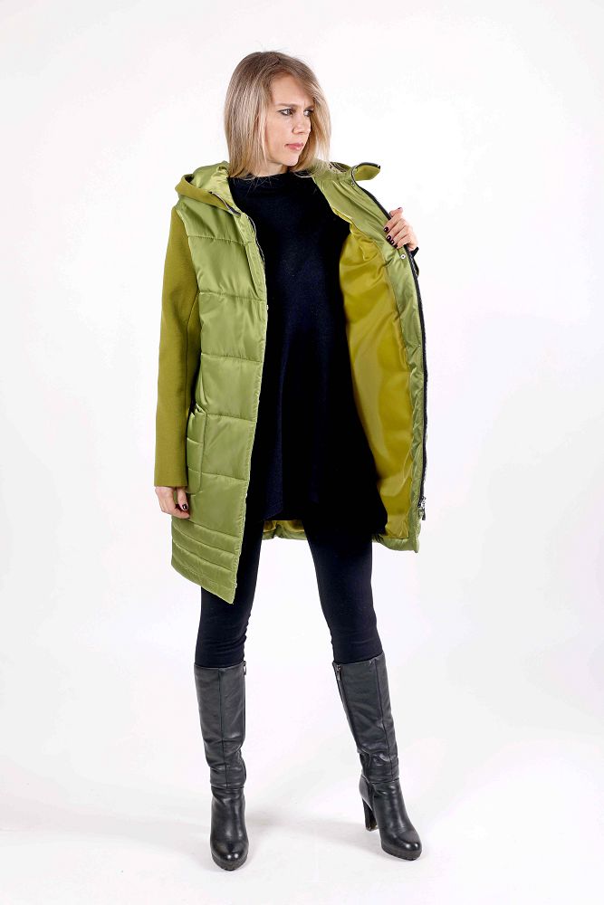 А043 "Дуэт" плащевая ткань/кашемир стрейч