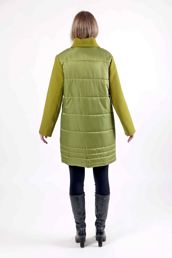 А031 "Мила" плащевая ткань/кашемир стрейч