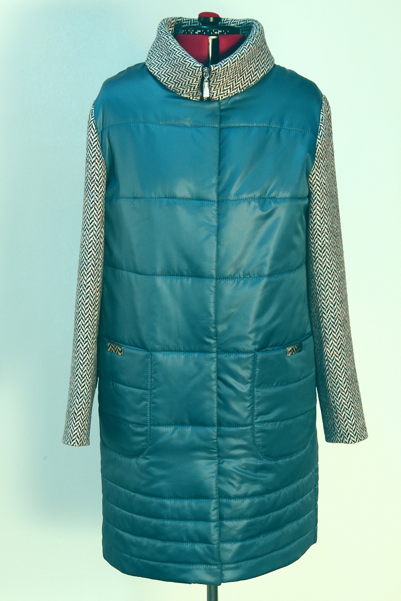 А031 "Мила" плащевая ткань/XLC804 твид